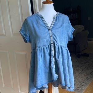Amazing baby doll jean shirt